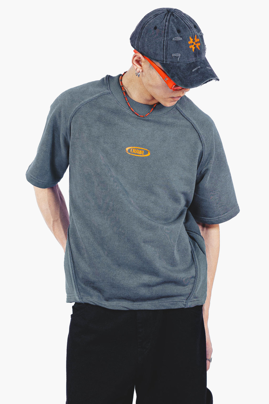 RANK REGULAR FIT TSHIRT GREY UNISEX