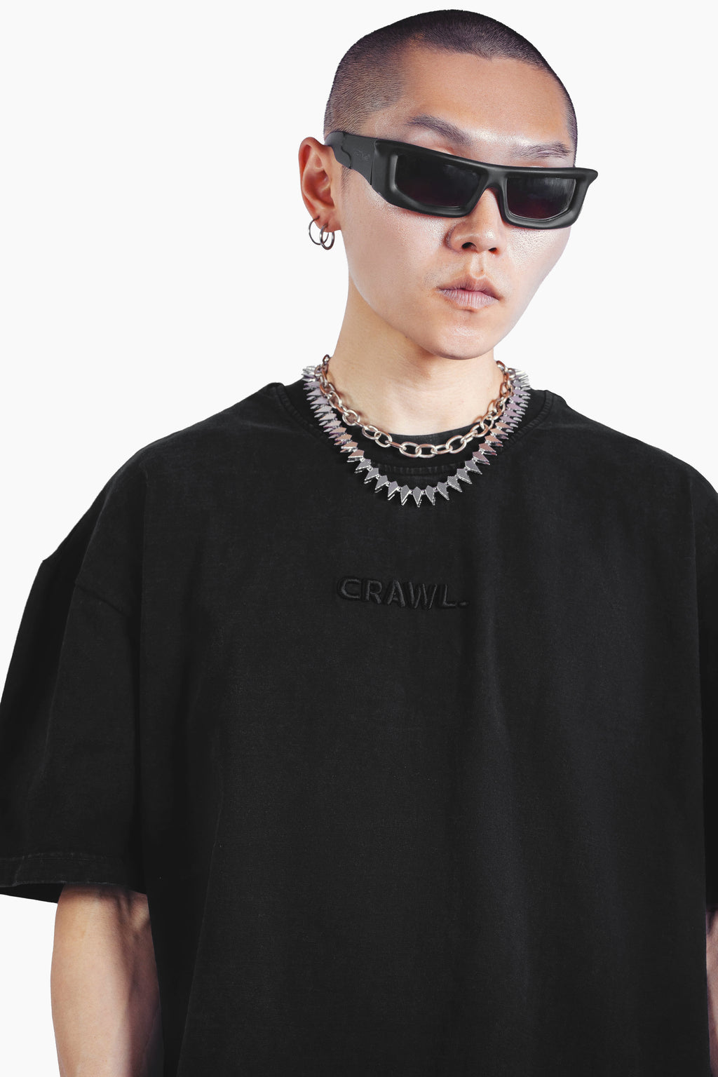 VOID BOXY FIT TSHIRT WASHED BLACK UNISEX