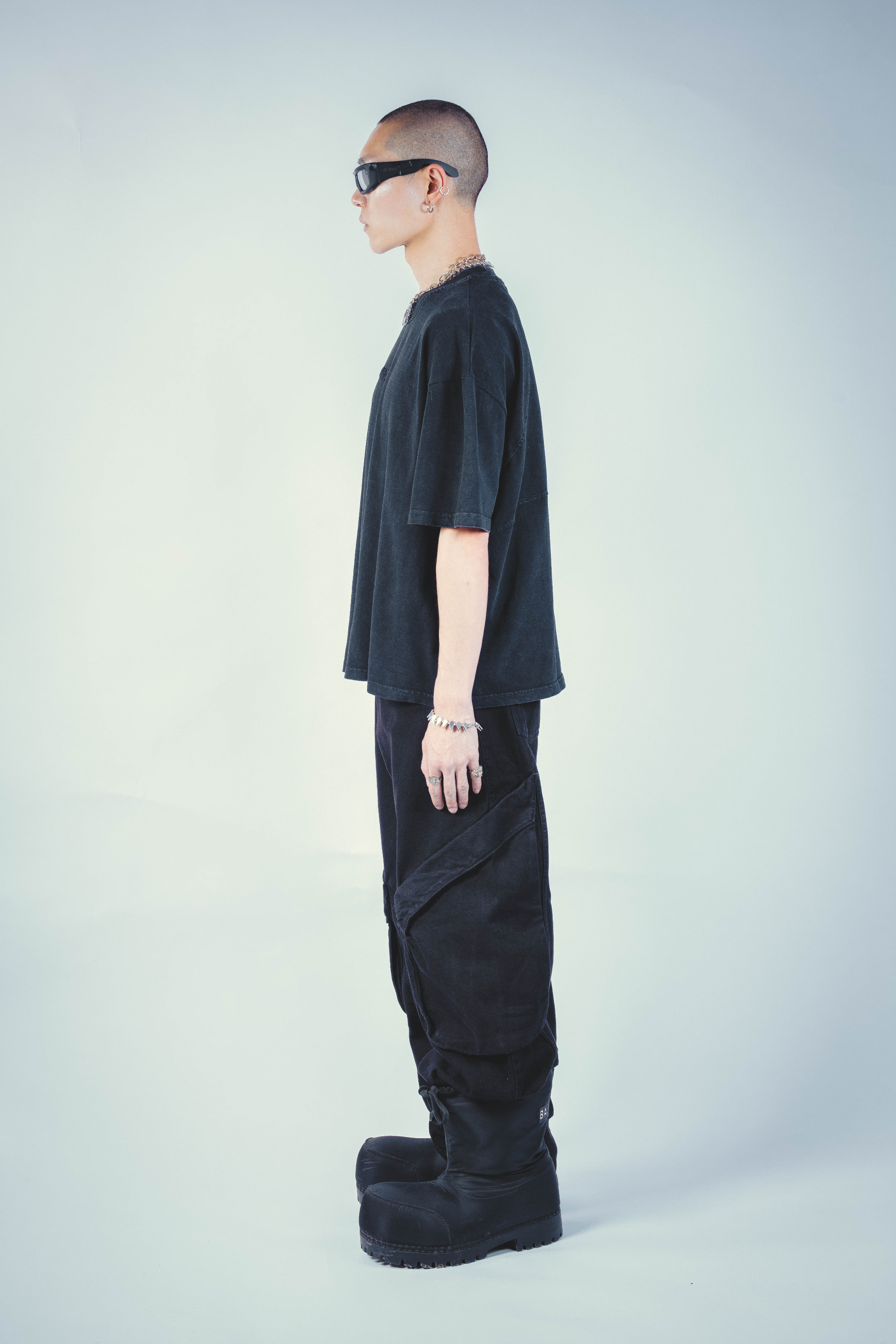 SHADE CARGO PANTS BLACK UNISEX