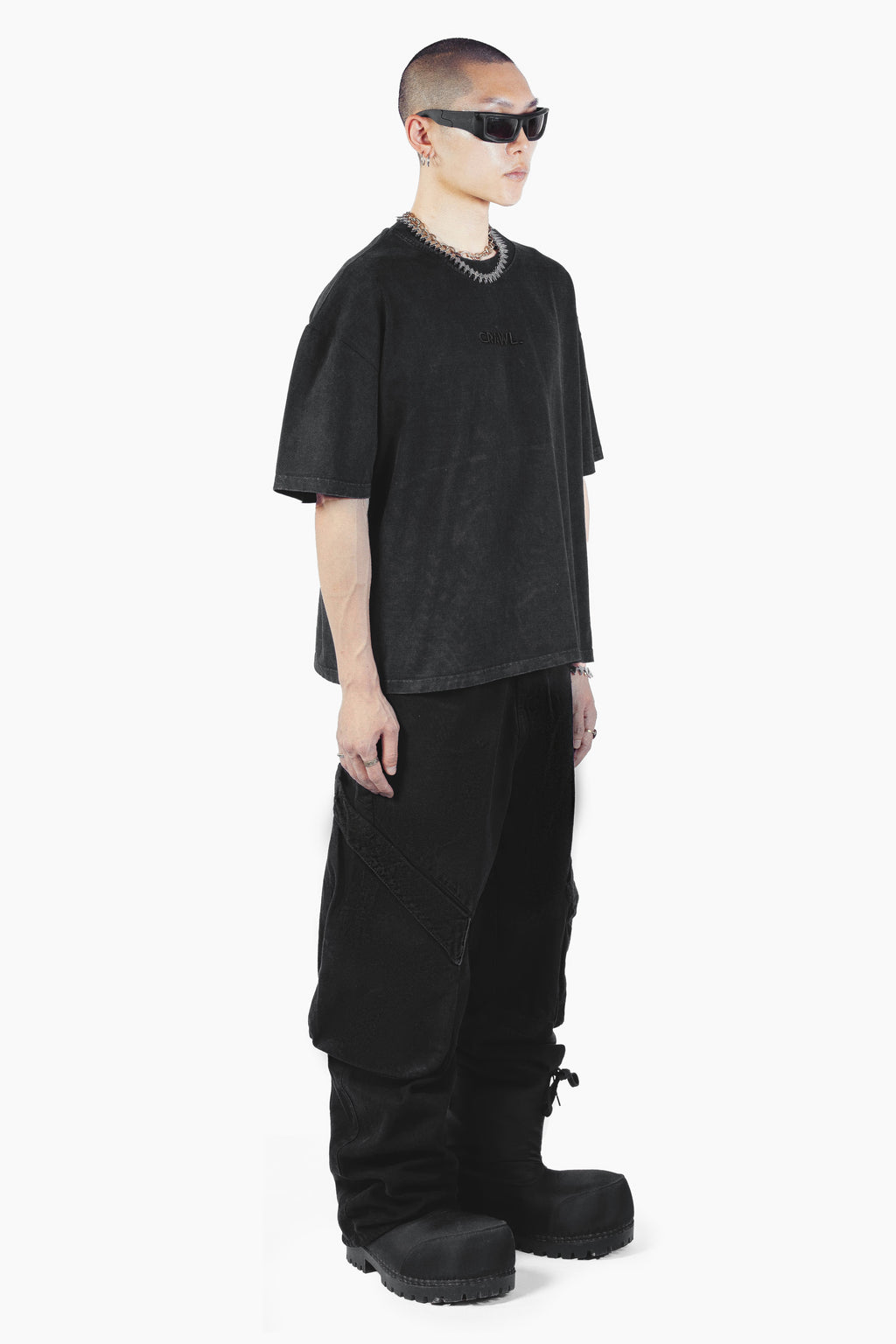 SHADE CARGO PANTS BLACK UNISEX
