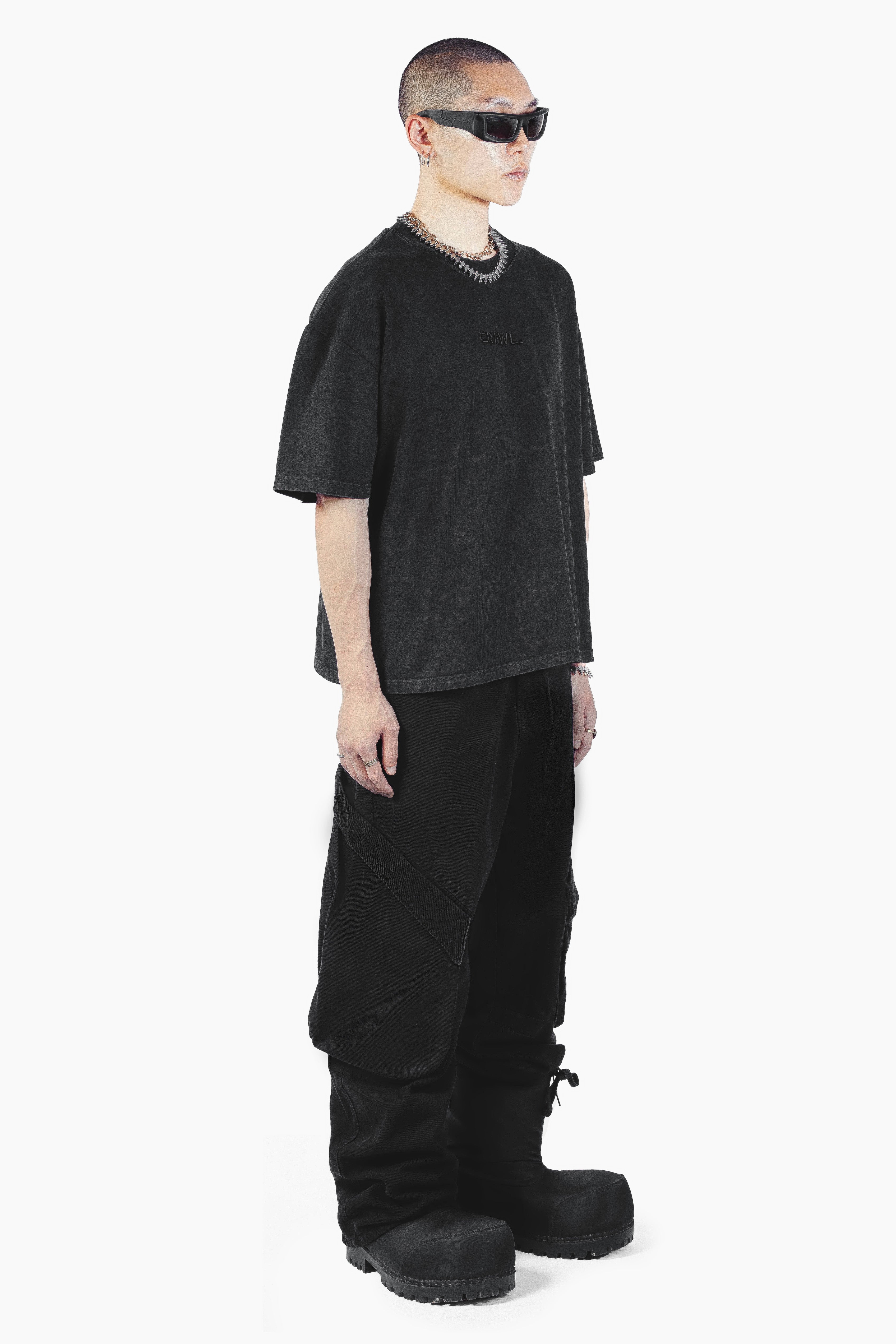 SHADE CARGO PANTS BLACK UNISEX