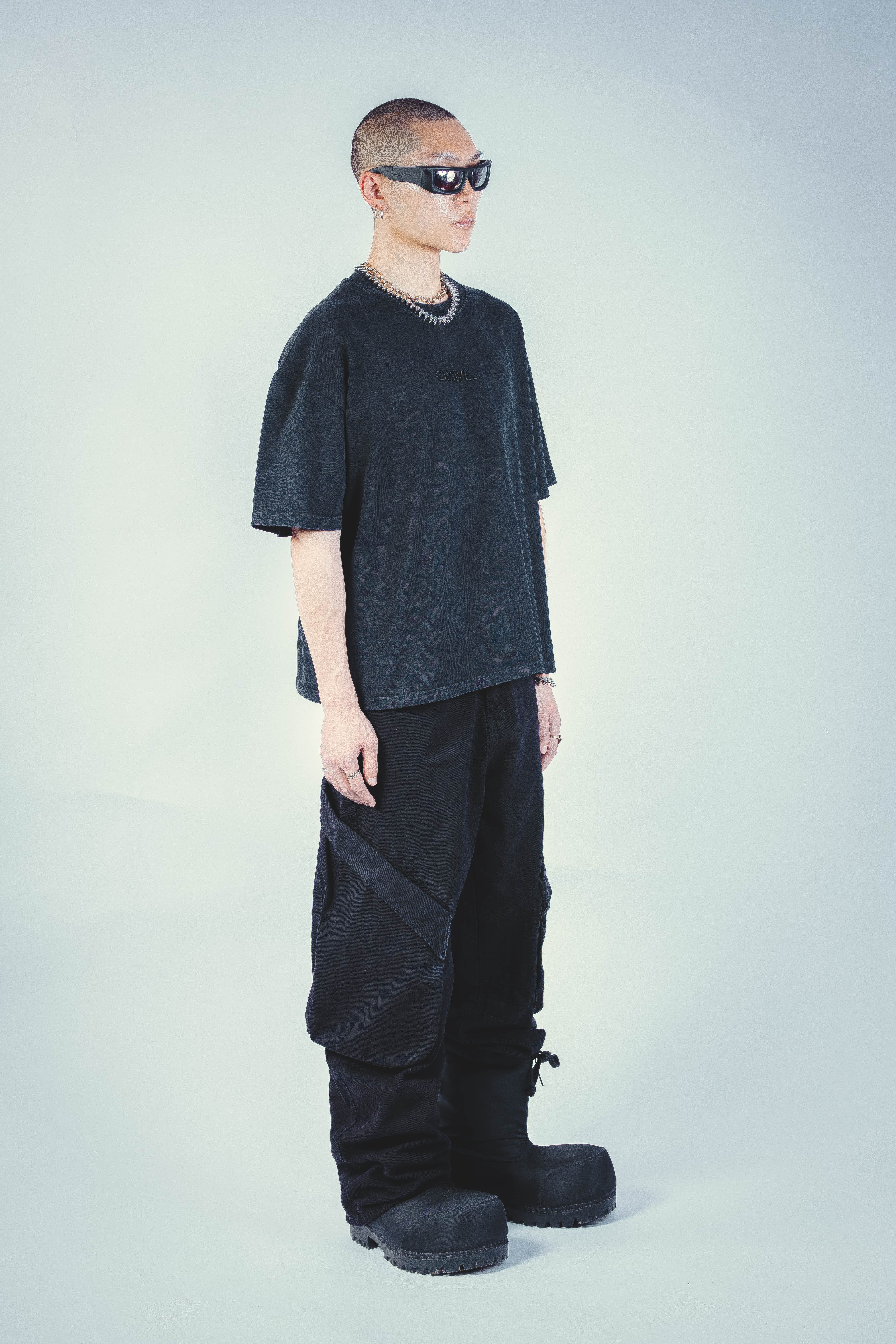 SHADE CARGO PANTS BLACK UNISEX
