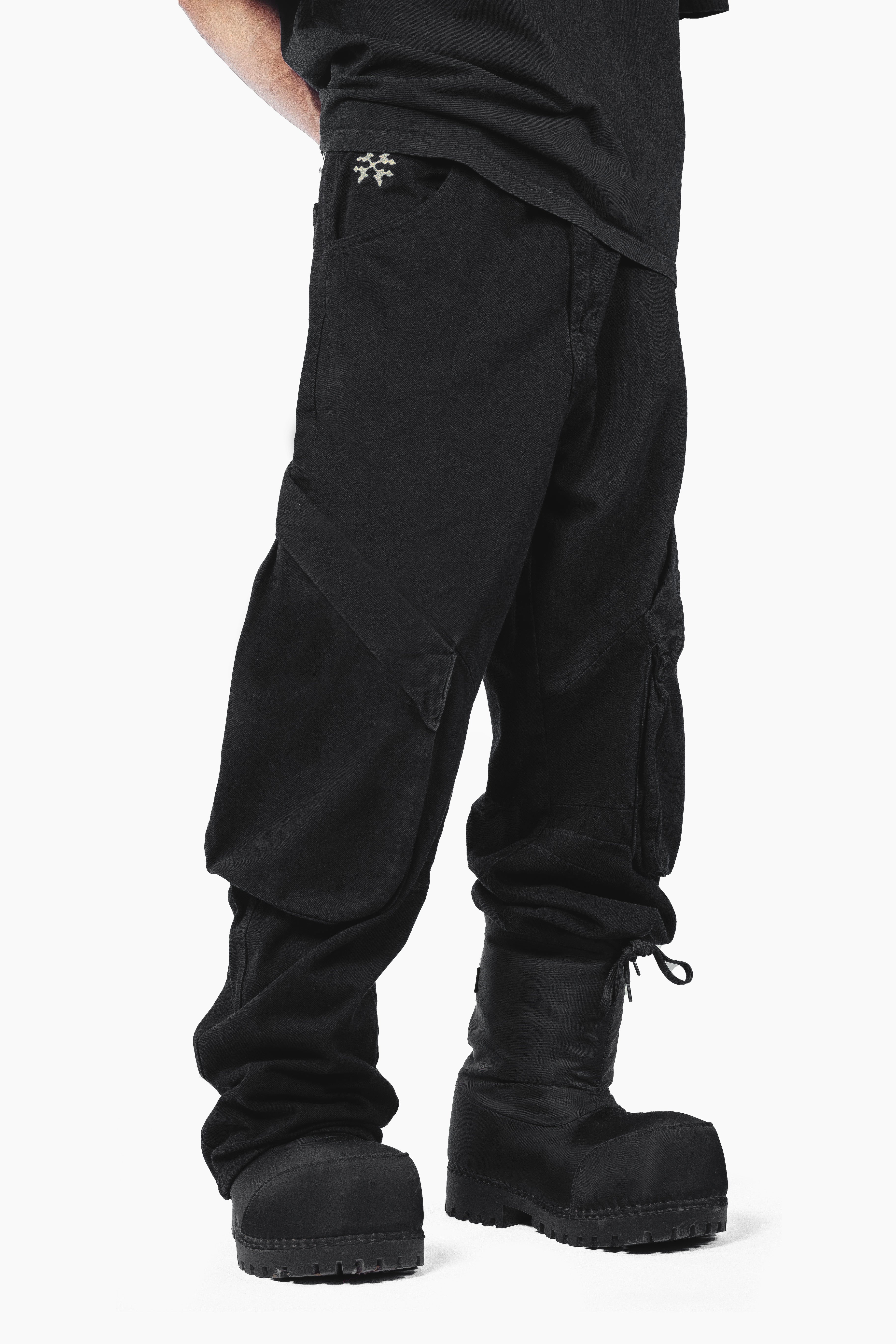 SHADE CARGO PANTS BLACK UNISEX