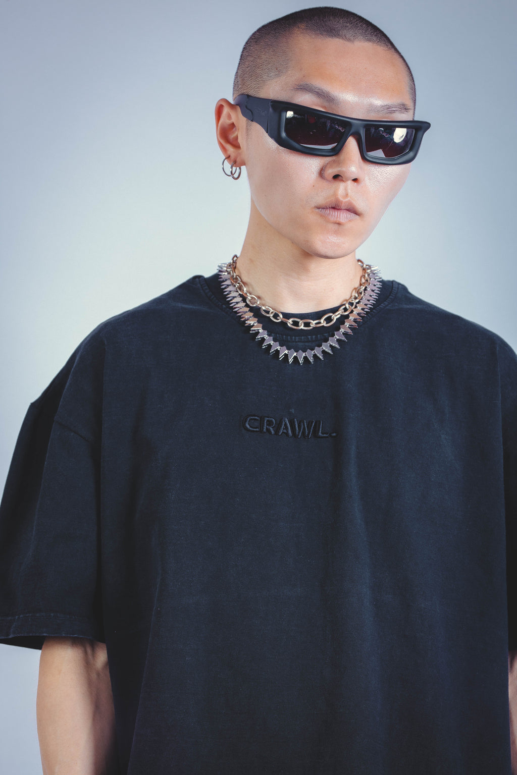 VOID BOXY FIT TSHIRT WASHED BLACK UNISEX
