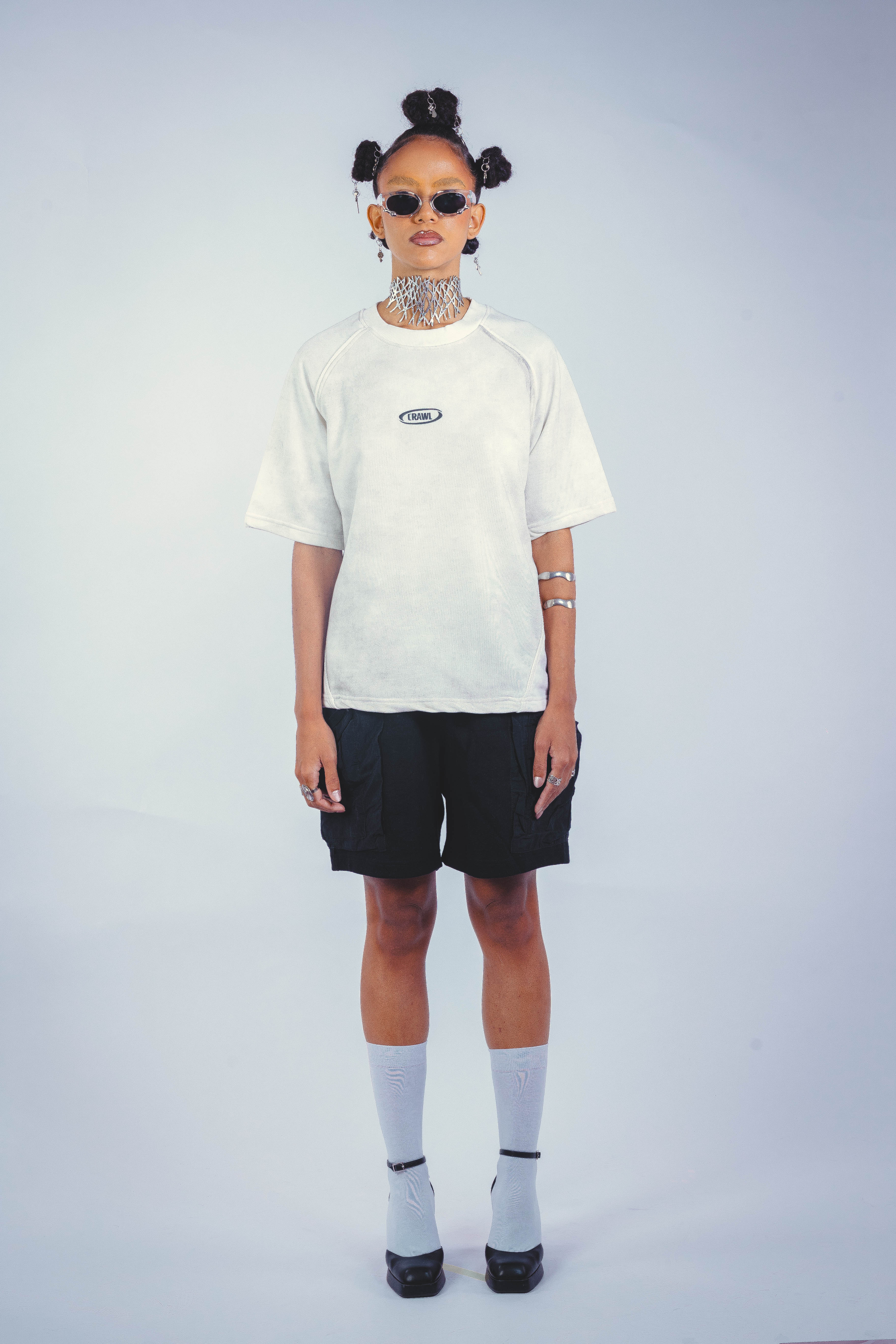 RANK REGULAR FIT TSHIRT WHITE UNISEX