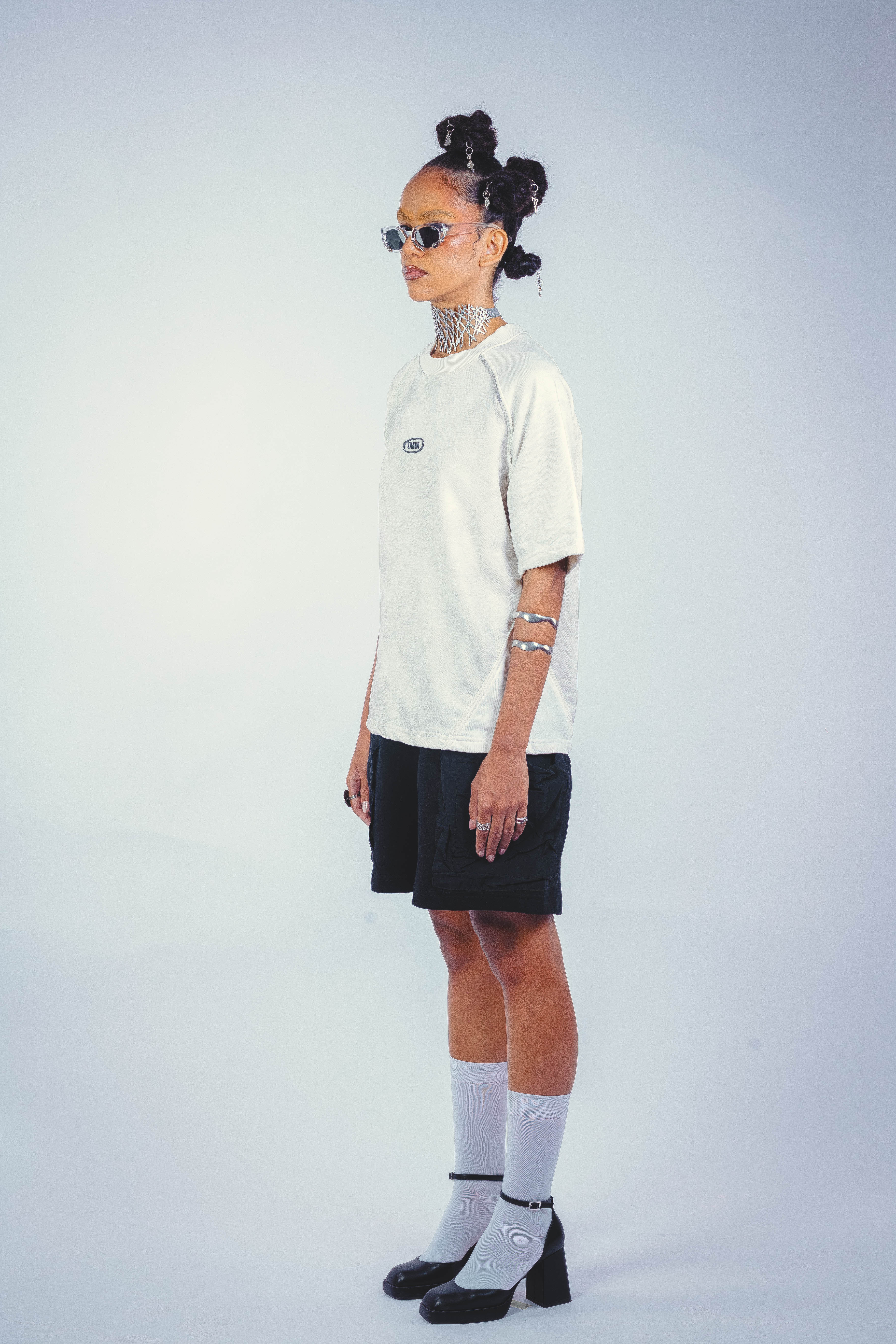 RANK REGULAR FIT TSHIRT WHITE UNISEX