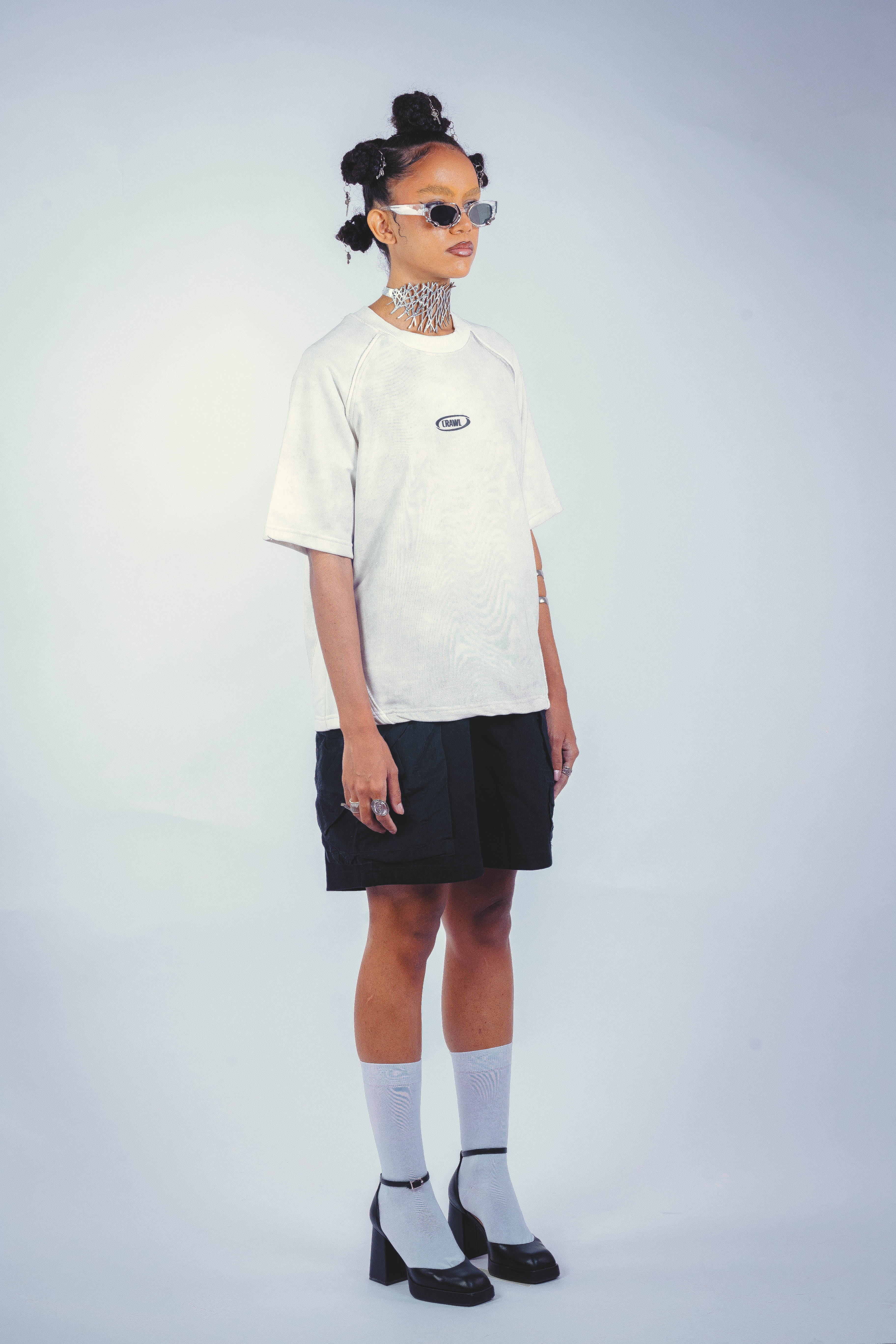 RANK REGULAR FIT TSHIRT WHITE UNISEX