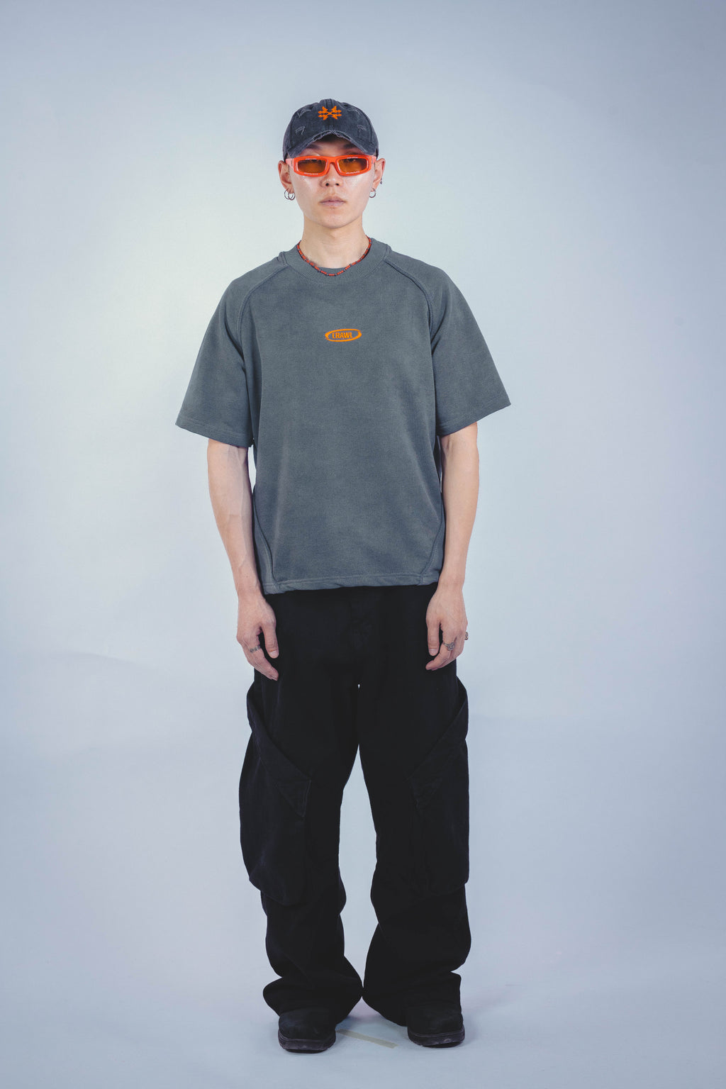 RANK REGULAR FIT TSHIRT GREY UNISEX
