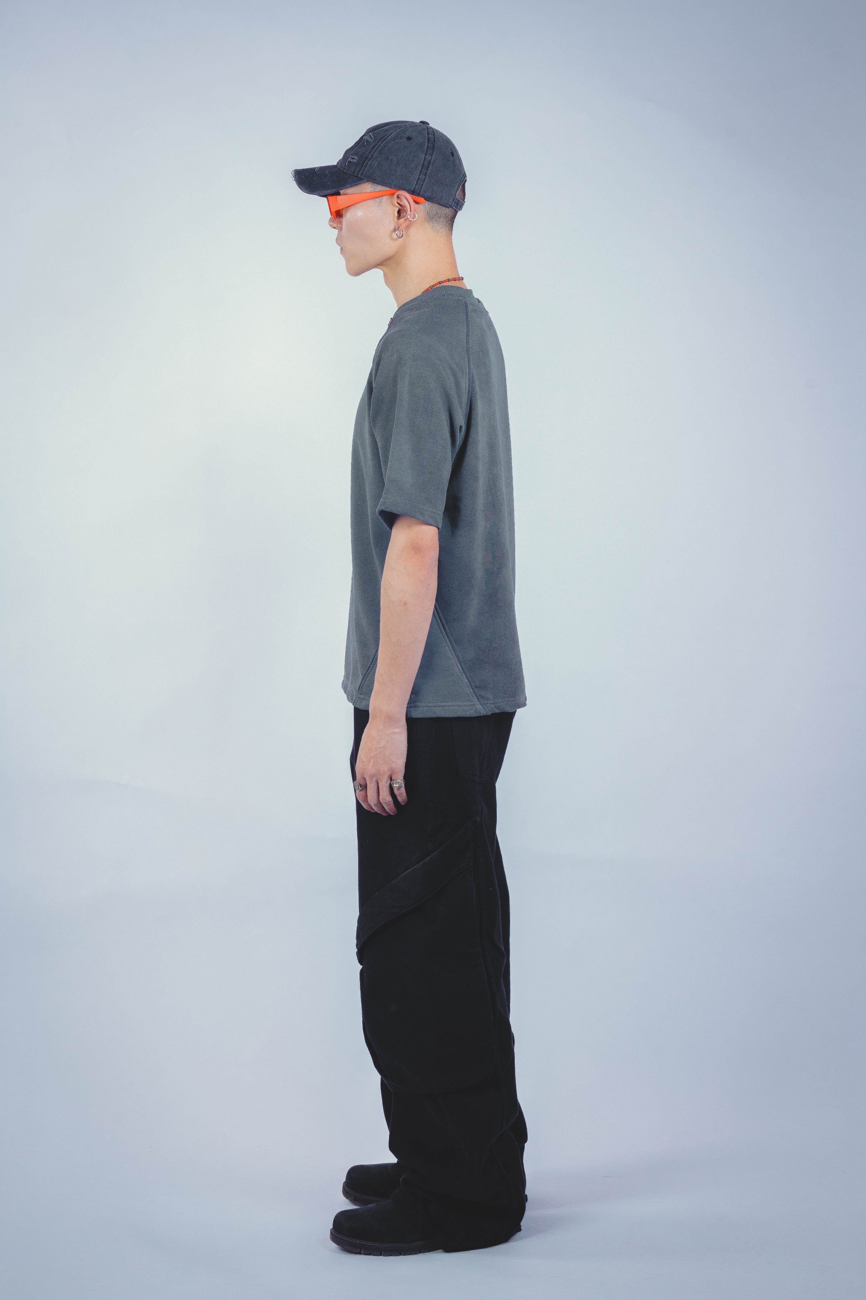 RANK REGULAR FIT TSHIRT GREY UNISEX
