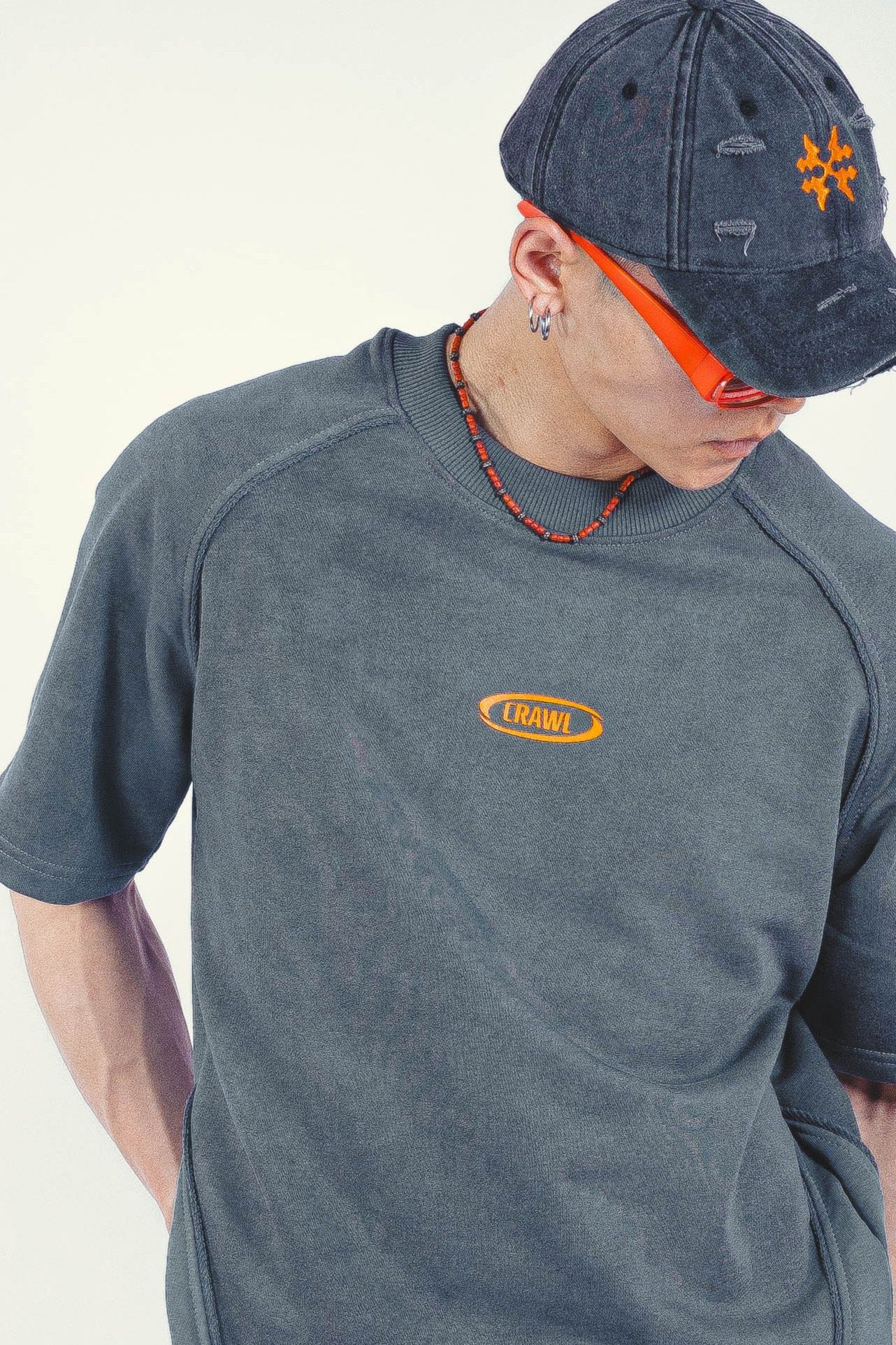 RANK REGULAR FIT TSHIRT GREY UNISEX